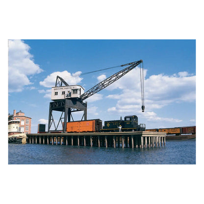 Walthers Cornerstone 933-3067 HO Pier & Traveling Crane Kit