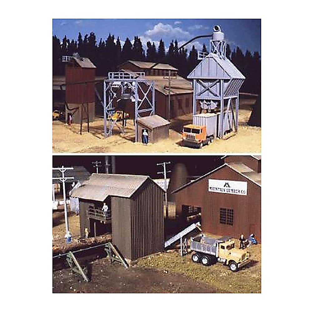 Walthers Cornerstone 3144 HO Sawmill Outbuildings Kit