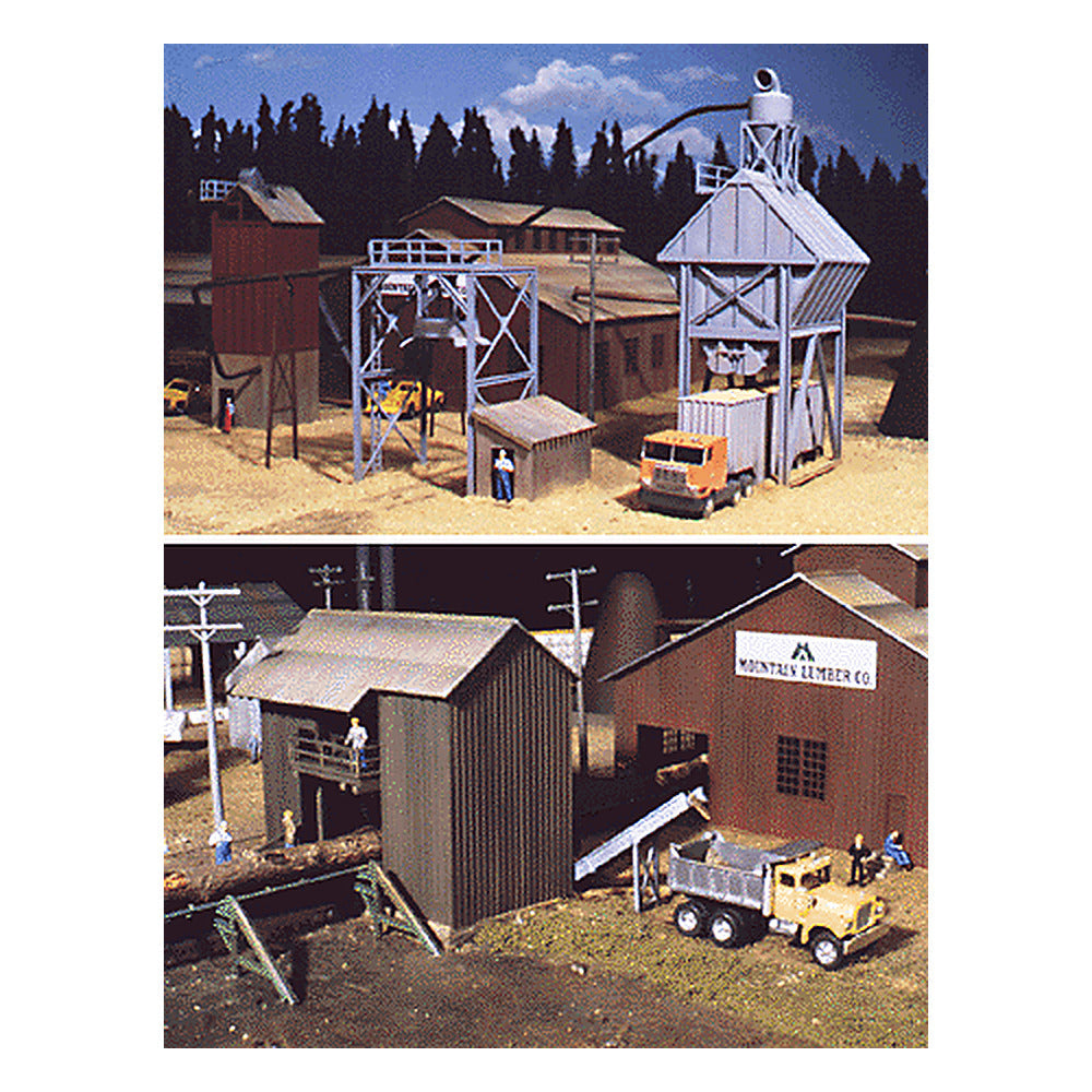 Walthers Cornerstone 3144 HO Sawmill Outbuildings Kit