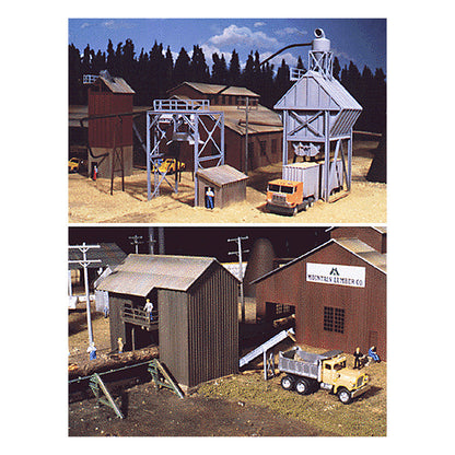 Walthers Cornerstone 3144 HO Sawmill Outbuildings Kit