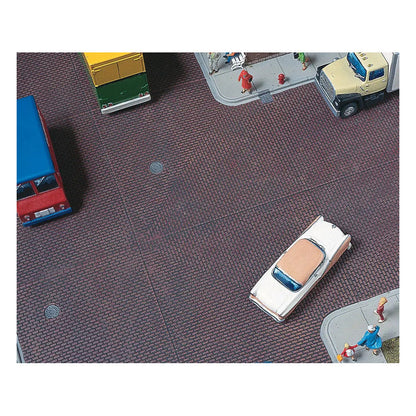 Walthers Cornerstone 933-3156 HO Brick Street Straights pkg(10)