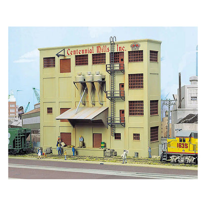 Walthers Cornerstone 933-3160 HO Centennial Mills Background Kit