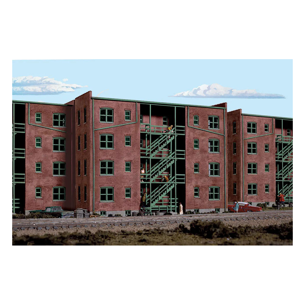 Walthers Cornerstone 933-3177 HO Parkview Terrace Background Kit