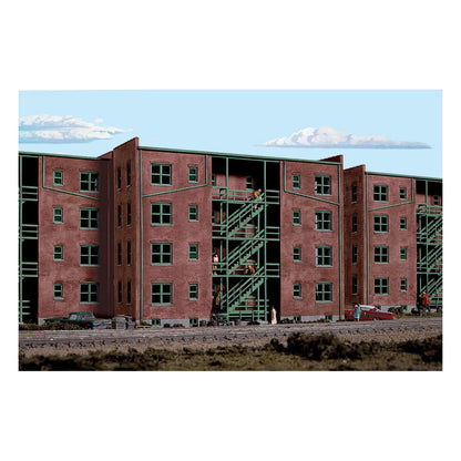 Walthers Cornerstone 933-3177 HO Parkview Terrace Background Kit