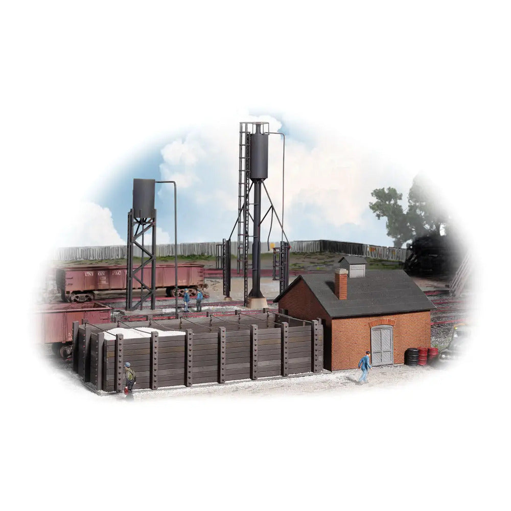 Walthers Cornerstone 933-3182 HO Sanding Towers & Drying House Kit