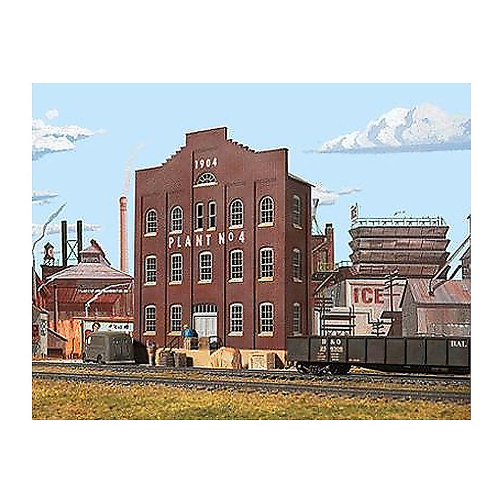 Walthers Cornerstone 3183 HO Plant No.4 Background Building