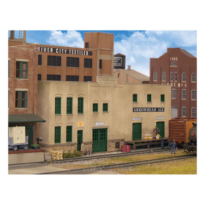 Walthers Cornerstone 3193 HO Arrowhead Ale Background Building