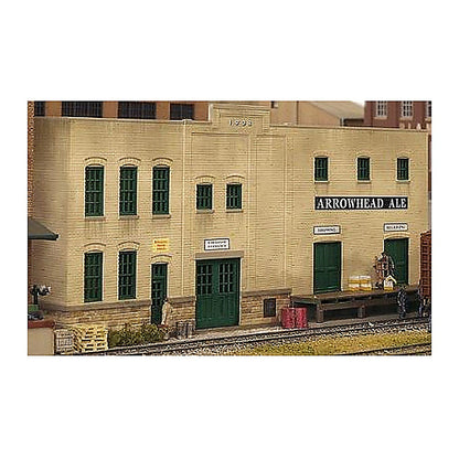 Walthers Cornerstone 3193 HO Arrowhead Ale Background Building