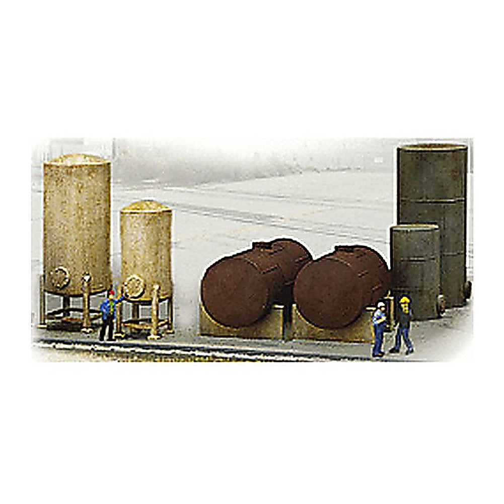 Walthers Cornerstone 933-3197 HO Industrial Tanks Detail Set Kit