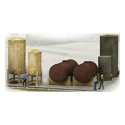 Walthers Cornerstone 933-3197 HO Industrial Tanks Detail Set Kit