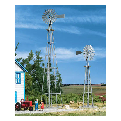 Walthers Cornerstone 3198 HO Van Dyke Farm Windmill Kit pkg2
