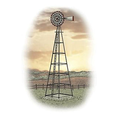Walthers Cornerstone 3198 HO Van Dyke Farm Windmill Kit pkg2