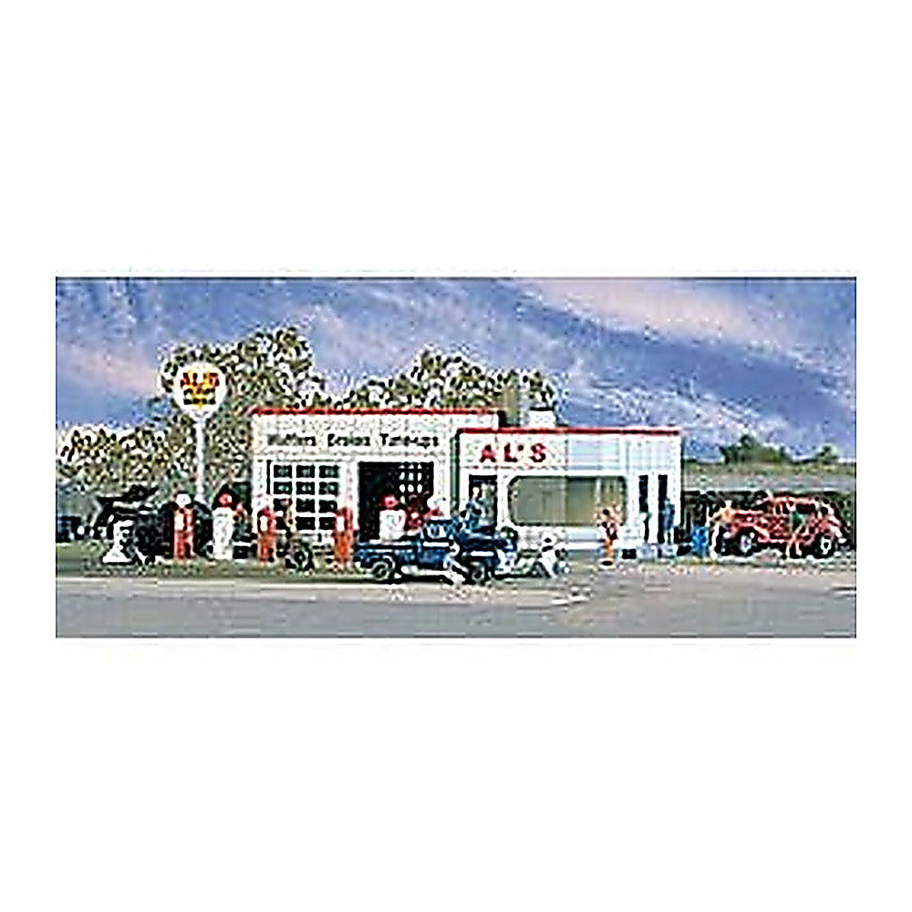 Walthers Cornerstone 933-3243 N Al's Victory Service Gas Station Kit