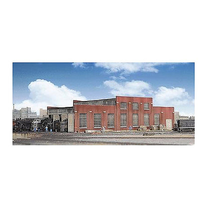 Walthers Cornerstone 3260 N 3-Stall Modern Roundhouse Kit