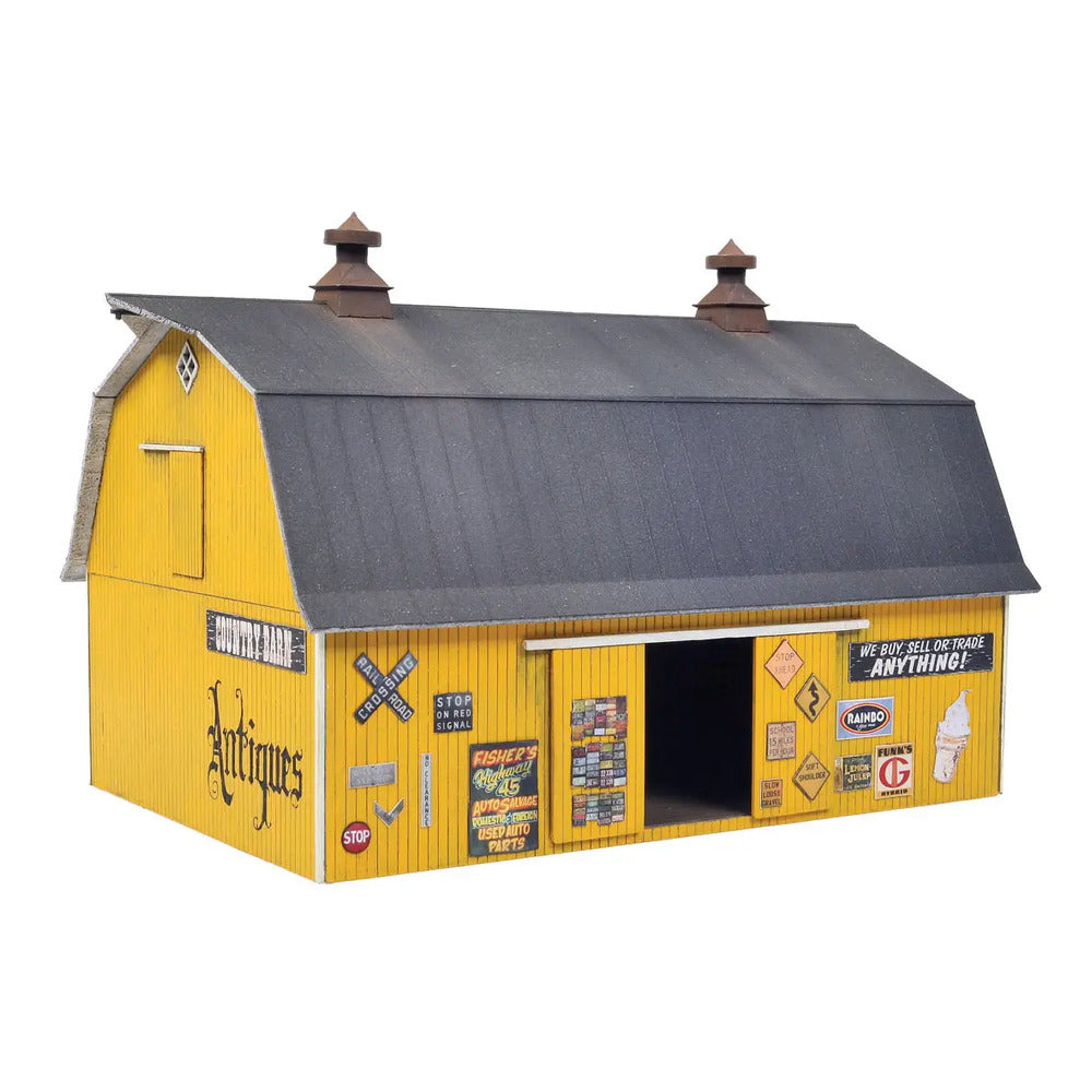 Walthers Cornerstone 3339 HO Antiques Barn Kit