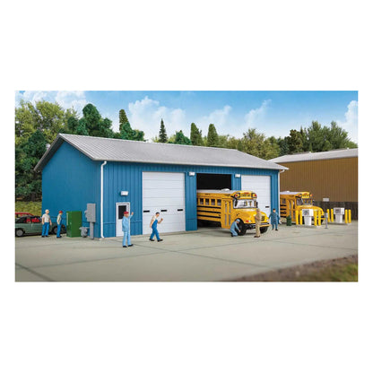 Walthers Cornerstone 933-3360 HO Bus Maintenance Garage Kit