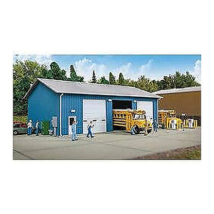 Walthers Cornerstone 933-3360 HO Bus Maintenance Garage Kit