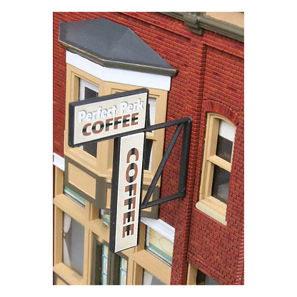 Walthers Cornerstone 933-3468 HO Perfect Perk Cafe Kit