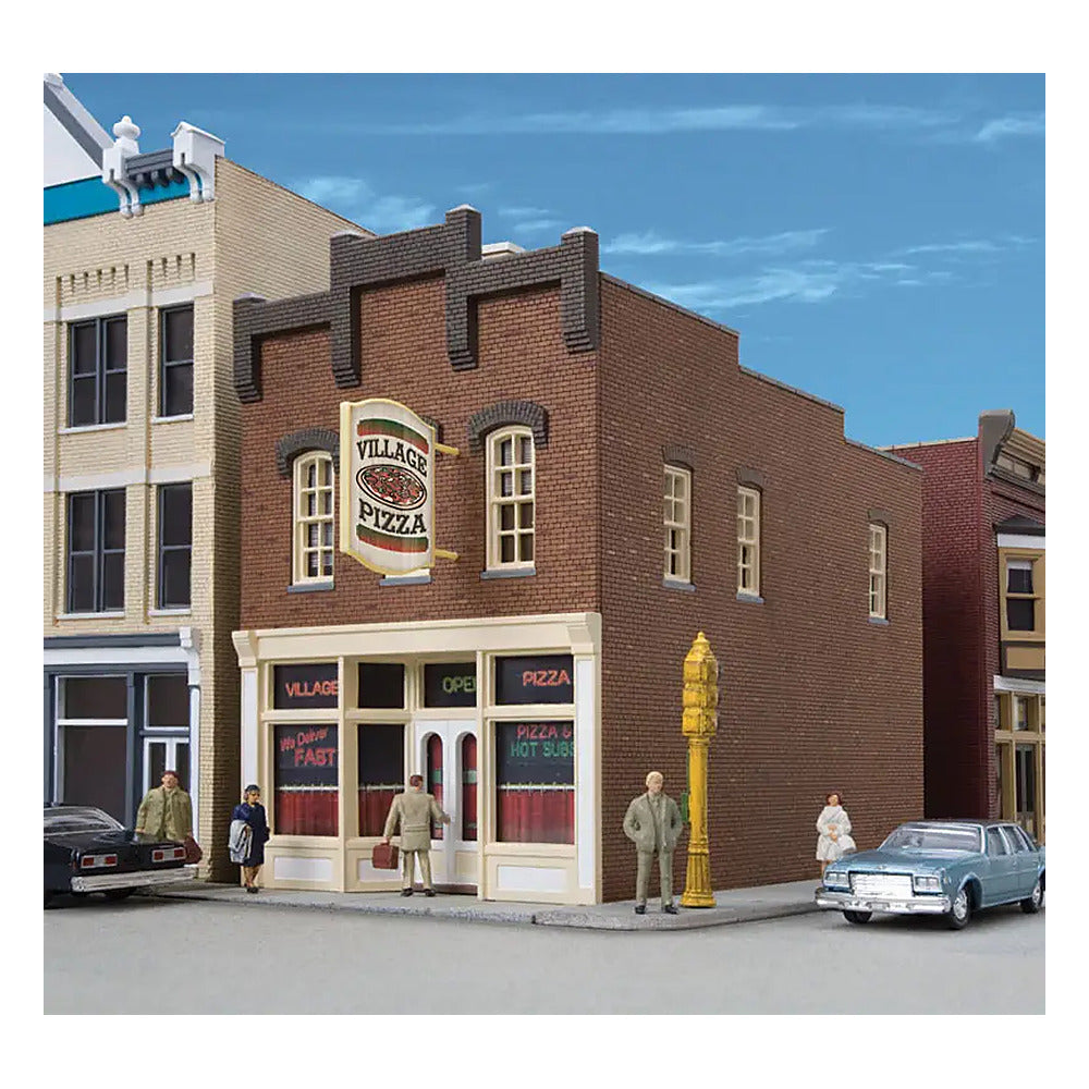 Walthers Cornerstone 3469 HO Village Pizza Kit