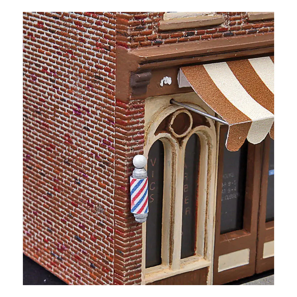 Walthers Cornerstone 3471 HO Vic's Barber Shop Kit