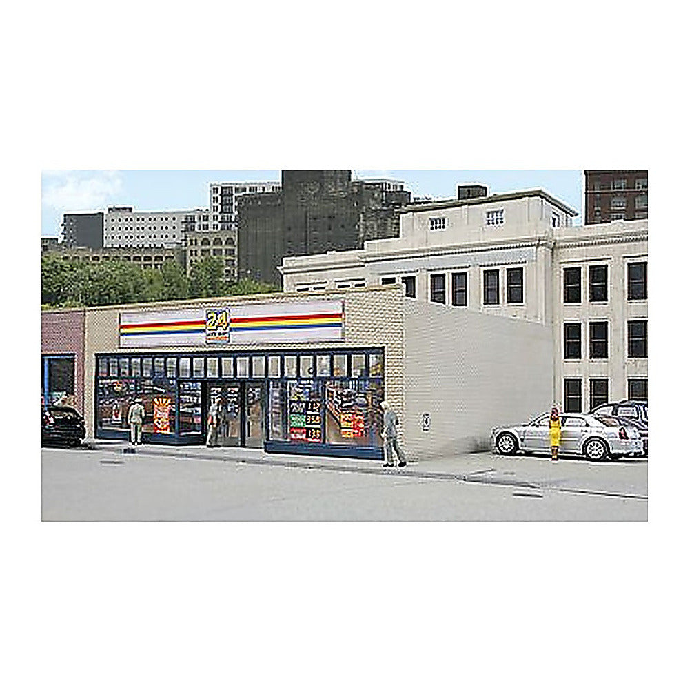 Walthers Cornerstone 3477 HO 24-Seven Quick Mart Kit
