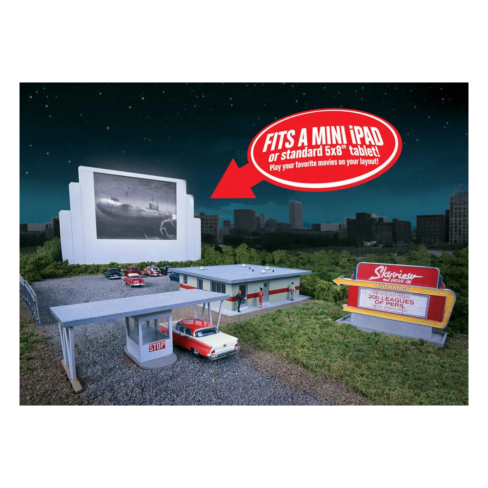 Walthers Cornerstone 933-3478 HO Skyview Drive-In Theater Kit