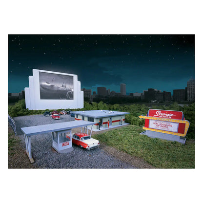 Walthers Cornerstone 933-3478 HO Skyview Drive-In Theater Kit