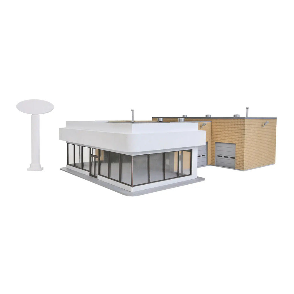 Walthers Cornerstone 3483 HO Wayne Bros Ford Dealership Kit