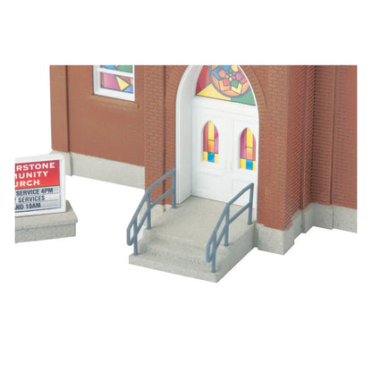 Walthers Cornerstone 3496 HO Brick Church Kit