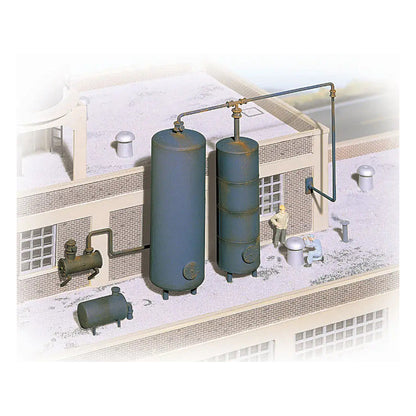 Walthers Cornerstone 3514 HO Industrial Storage Tanks Kit