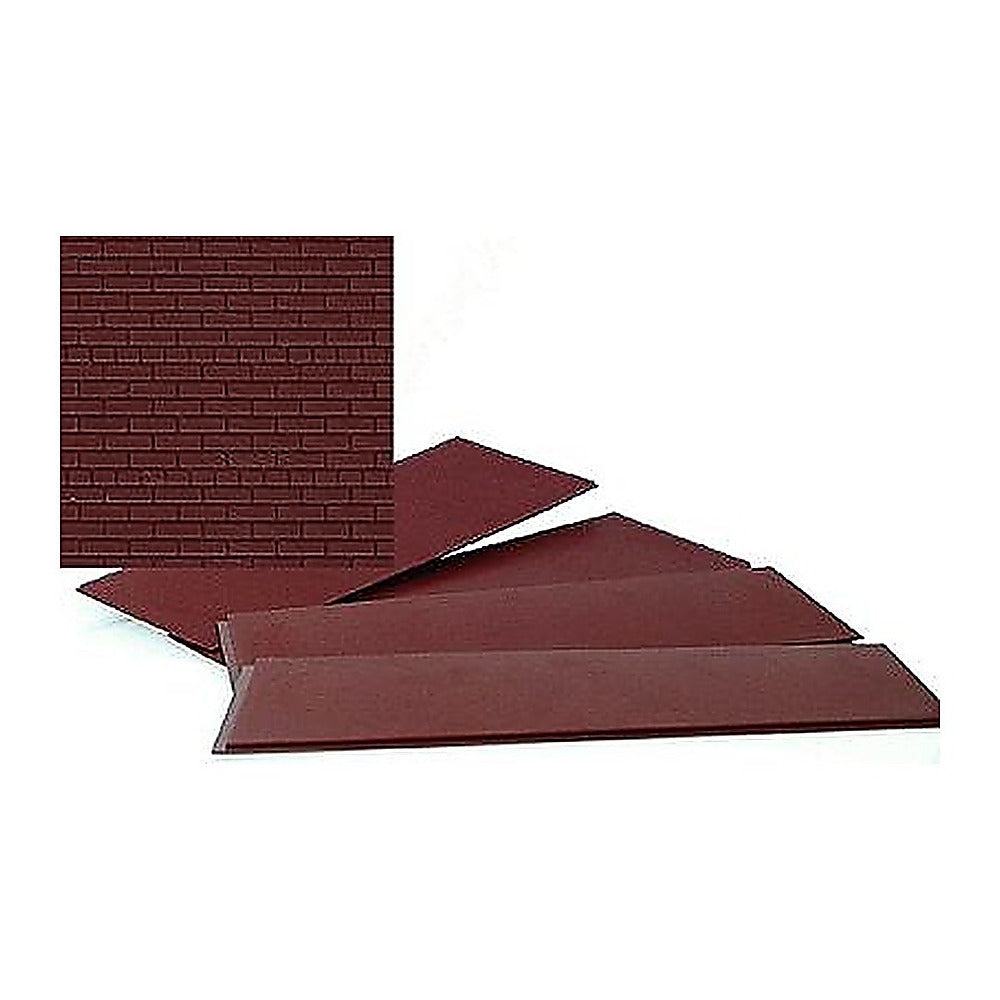 Walthers Cornerstone 3523 HO Brick Sheet Dark Red