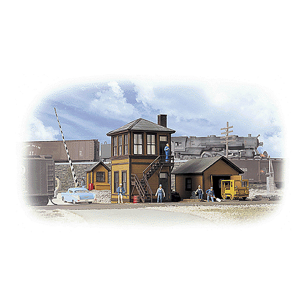 Walthers Cornerstone 933-3530 HO Trackside Structures Set Kit