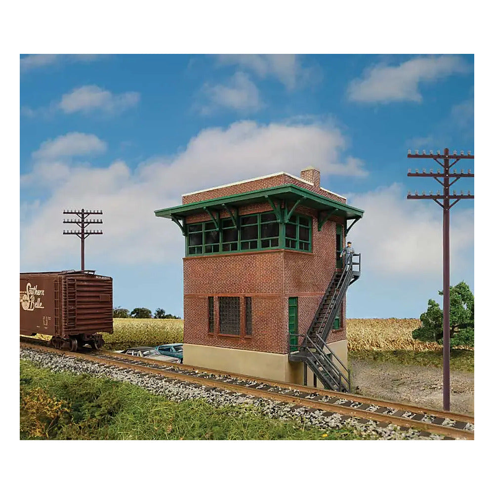 Walthers Cornerstone 933-3554 HO PRR Brick Interlocking Tower