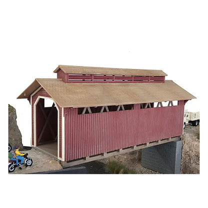 Walthers Cornerstone 933-3652 HO Willow Glen Covered Bridge Kit