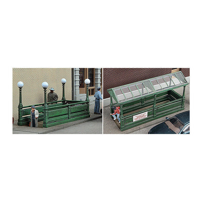 Walthers Cornerstone 3762 HO Subway Entrance Kit