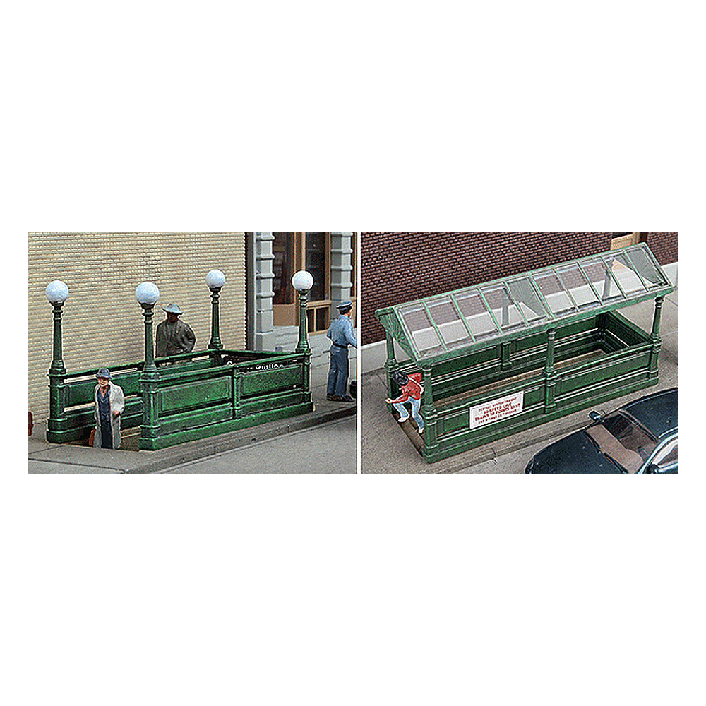 Walthers Cornerstone 3762 HO Subway Entrance Kit