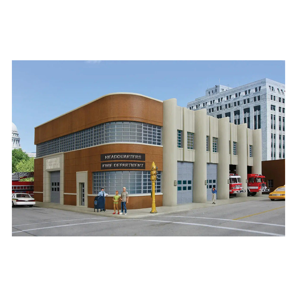 Walthers Cornerstone 933-3765 HO Fire Department Headquarters Kit
