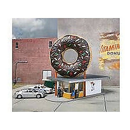 Walthers Cornerstone 933-3768 HO Hole-In-One Donut Shop Kit