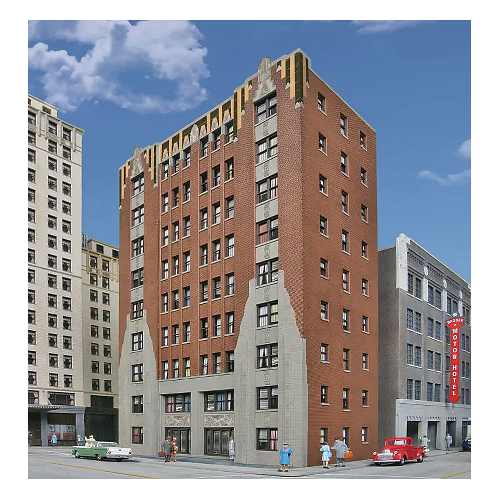 Walthers Cornerstone 3770 HO City Apartment Background Kit