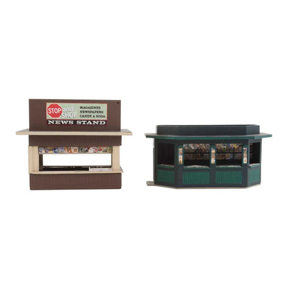Walthers Cornerstone 3773 HO Newsstands pkg(2)