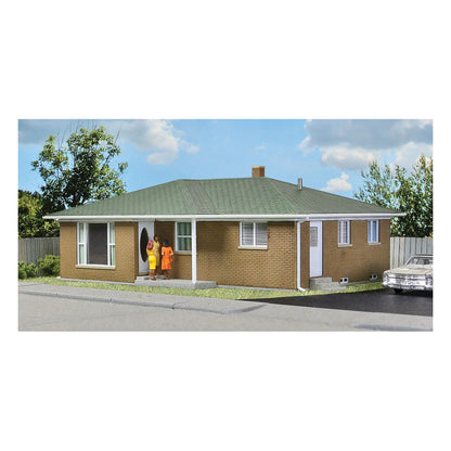 Walthers Cornerstone 933-3777 HO Ranch Tract House Kit