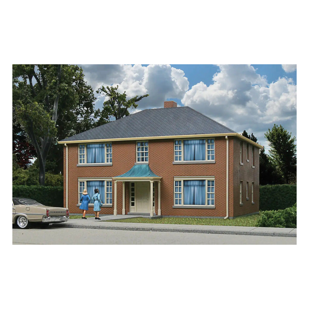 Walthers Cornerstone 933-3781 HO Four-Unit Brick Apartment Kit