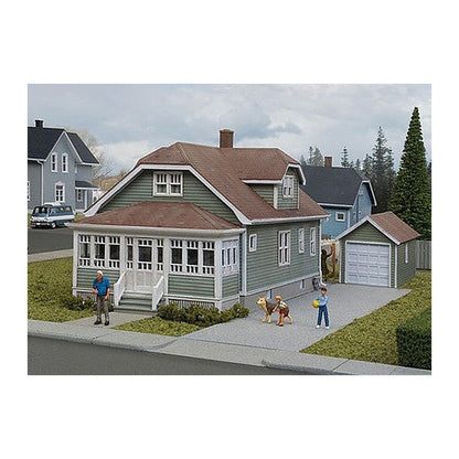 Walthers Cornerstone 3791 HO Updated American Bungalow w/Garage