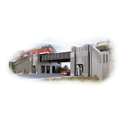 Walthers Cornerstone 933-3800 N Art Deco Highway Underpass Kit