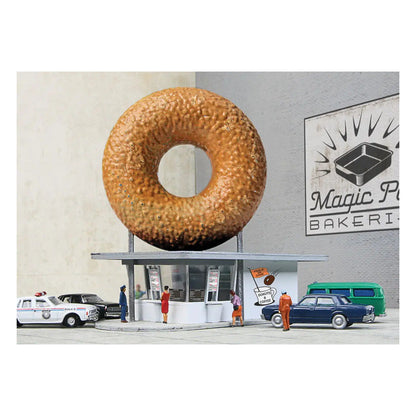 Walthers Cornerstone 933-3835 N Hole-In-One Donut Shop Kit
