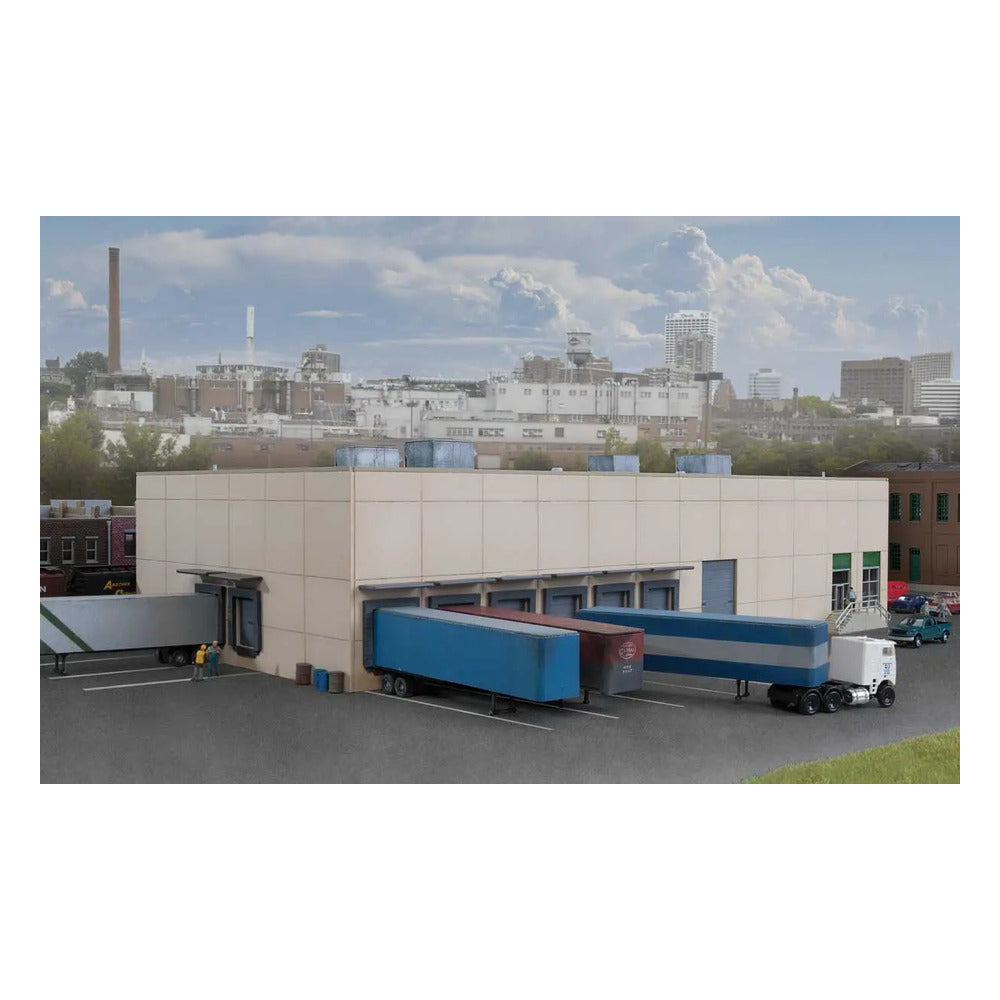 Walthers Cornerstone 3862 N Modern Concrete Warehouse Kit