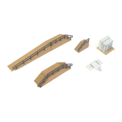 Walthers Cornerstone 933-3864 N Concrete Grocery Warehouse Kit