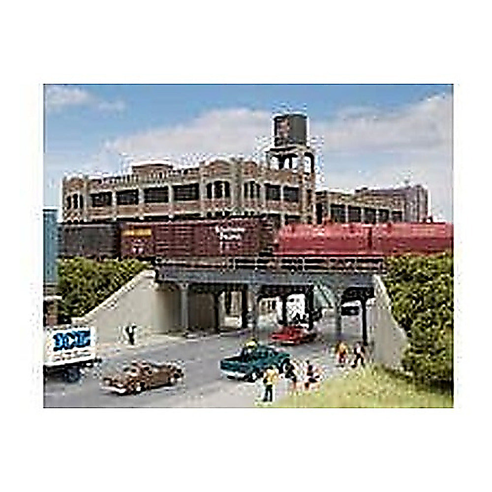 Walthers Cornerstone 933-3871 N Urban Steel Overpass Kit