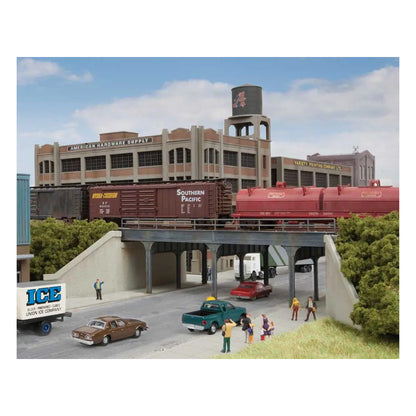Walthers Cornerstone 933-3871 N Urban Steel Overpass Kit
