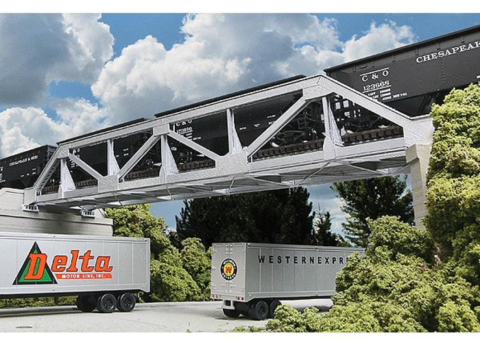 Walthers 933-4030 Cornerstone HO Scale Lasercut Single-Track Pony Truss Bridge